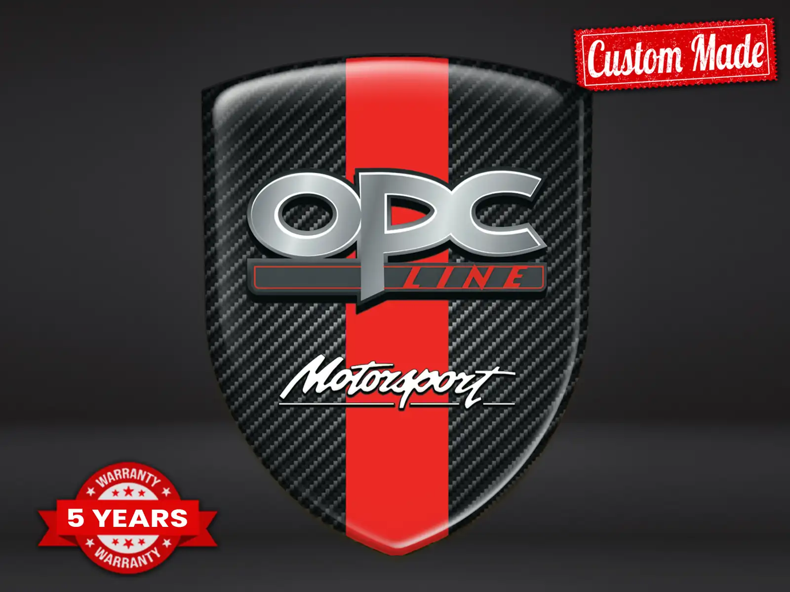 OPC Personalised Car Stickers Premium Universal Design